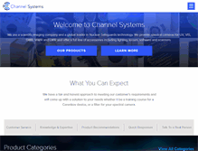 Tablet Screenshot of channelsystems.ca